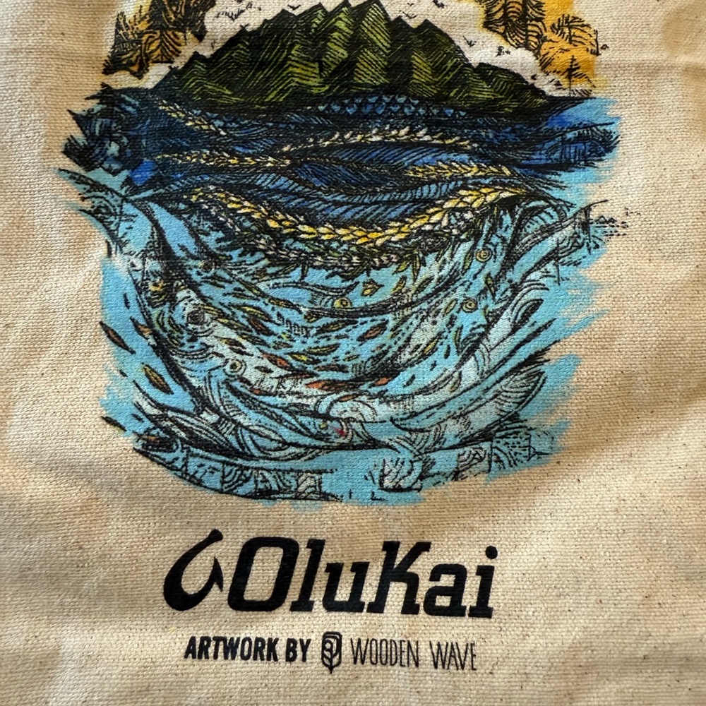 OluKai Artistic Canvas Tote